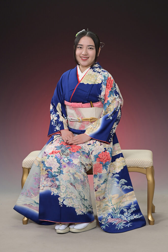 水戸市で撮影した成人式の晴れ姿記念写真｜大林写真館