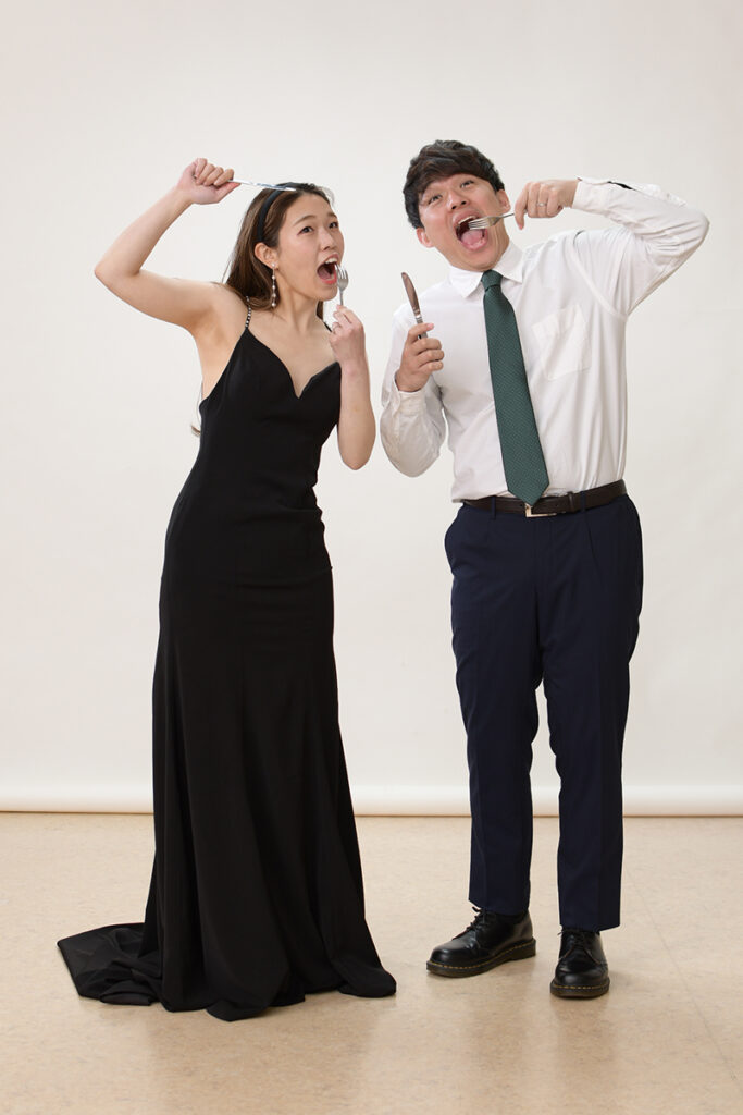 水戸市のセルフ写真館で撮影したカップル写真｜大林写真館