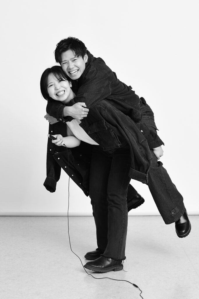 水戸市のセルフ写真館で撮影したカップル写真|大林写真館