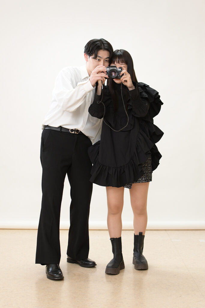 水戸市のセルフ写真館で撮影したカップル写真|大林写真館