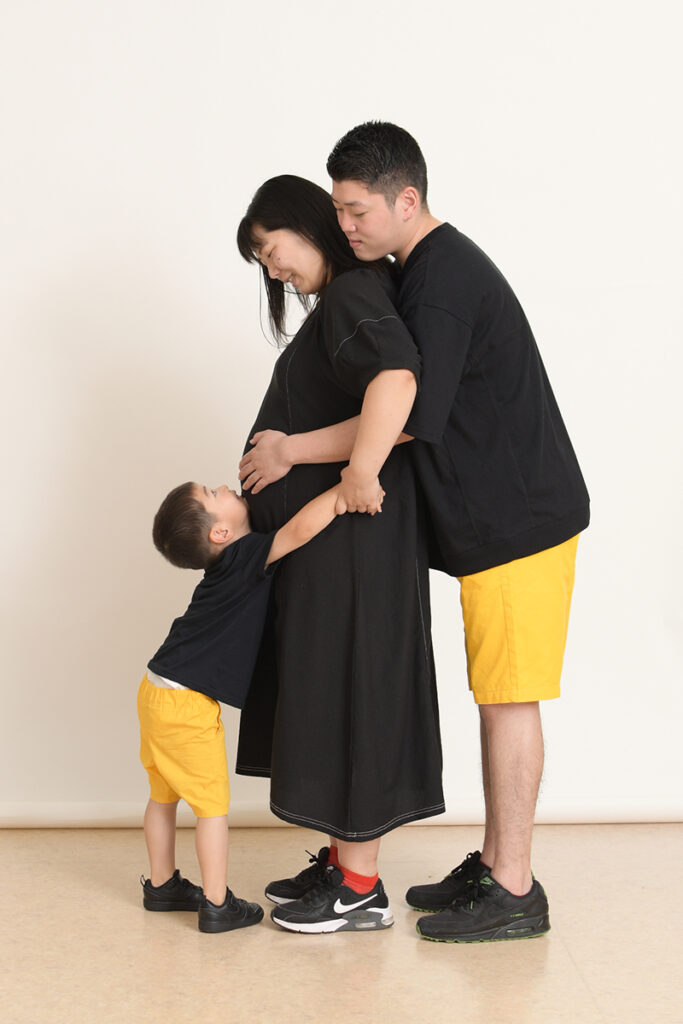 水戸市のセルフ写真館で撮影した家族写真|大林写真館