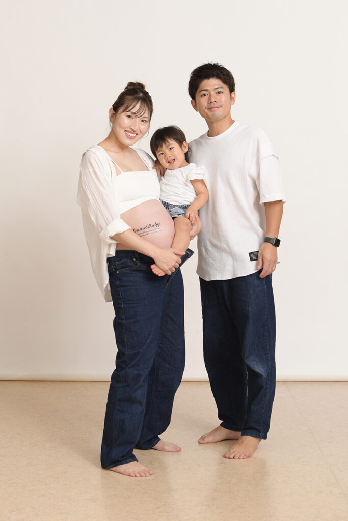 水戸市のセルフ写真館で撮影した家族写真|大林写真館