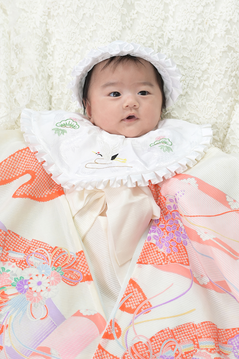 水戸市の写真館で撮影したお宮参りの記念写真