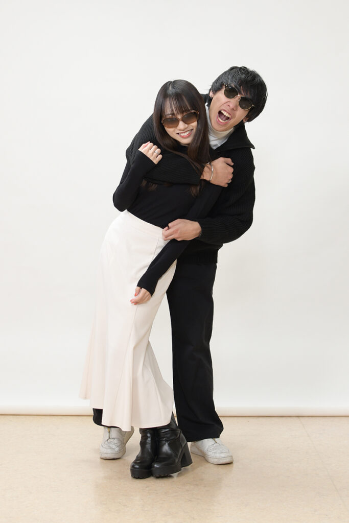 水戸市のセルフ写真館で撮影したカップル写真｜大林写真館