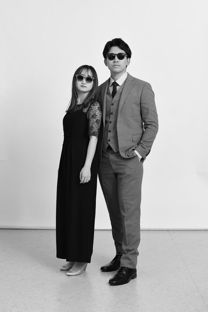 水戸市のセルフ写真館で撮影するモノクロポートレート｜大林写真館