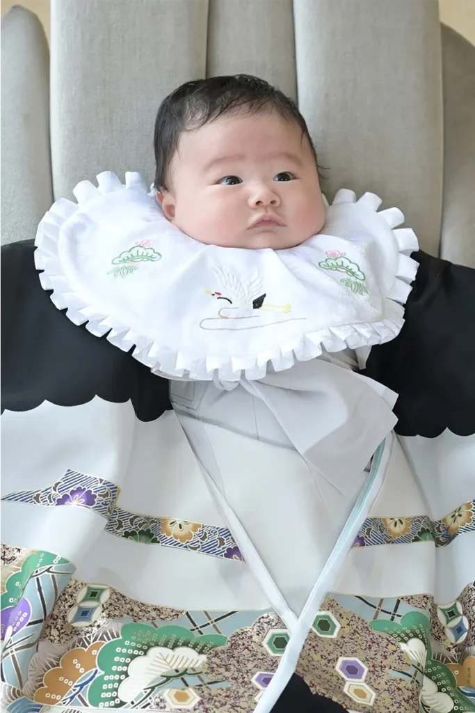 水戸市の写真館で撮影したお宮参りの赤ちゃん写真
